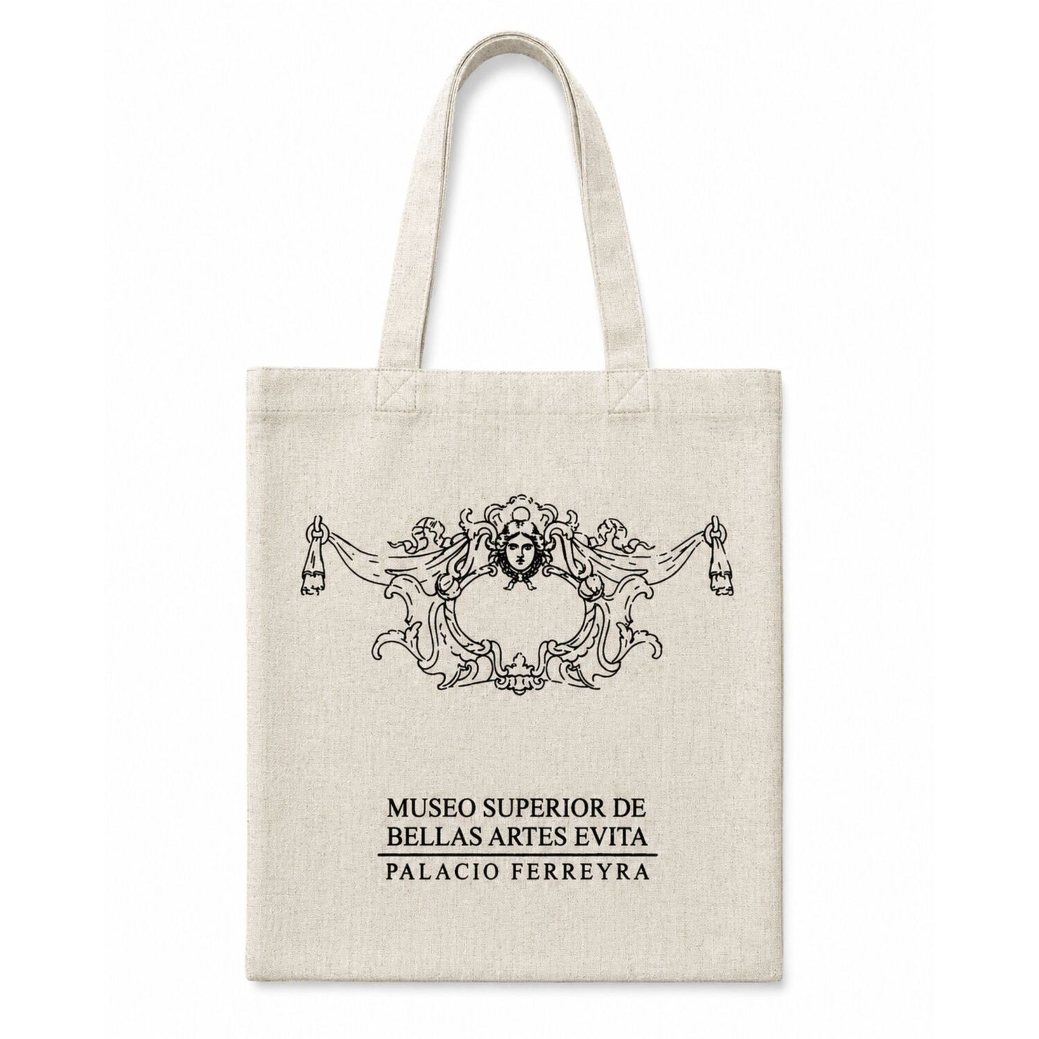 Totebag Grande 35cm x 40cm MUSEO "EVITA" PALACIO FERREYRA - 2025 - AGENCIA CORDOBA CULTURA