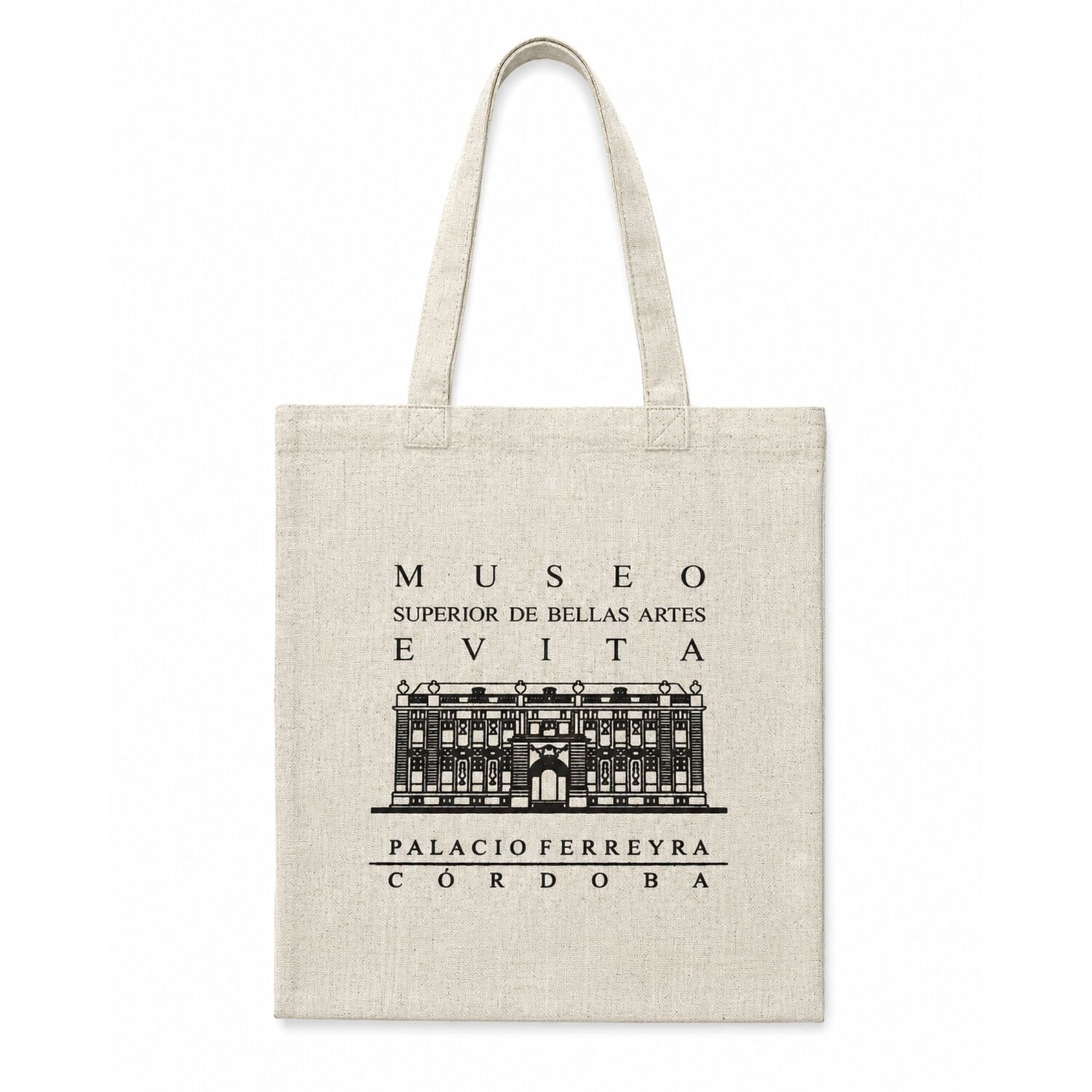 Totebag Mini 20cm x 25cm MUSEO "EVITA" PALACIO FERREYRA - 2025 - AGENCIA CORDOBA CULTURA