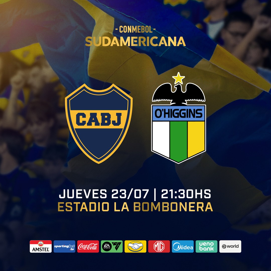 BOCA JRS. vs O'HIGGINS - PLAYOFF - CONMEBOL COPA SUDAMERICANA 