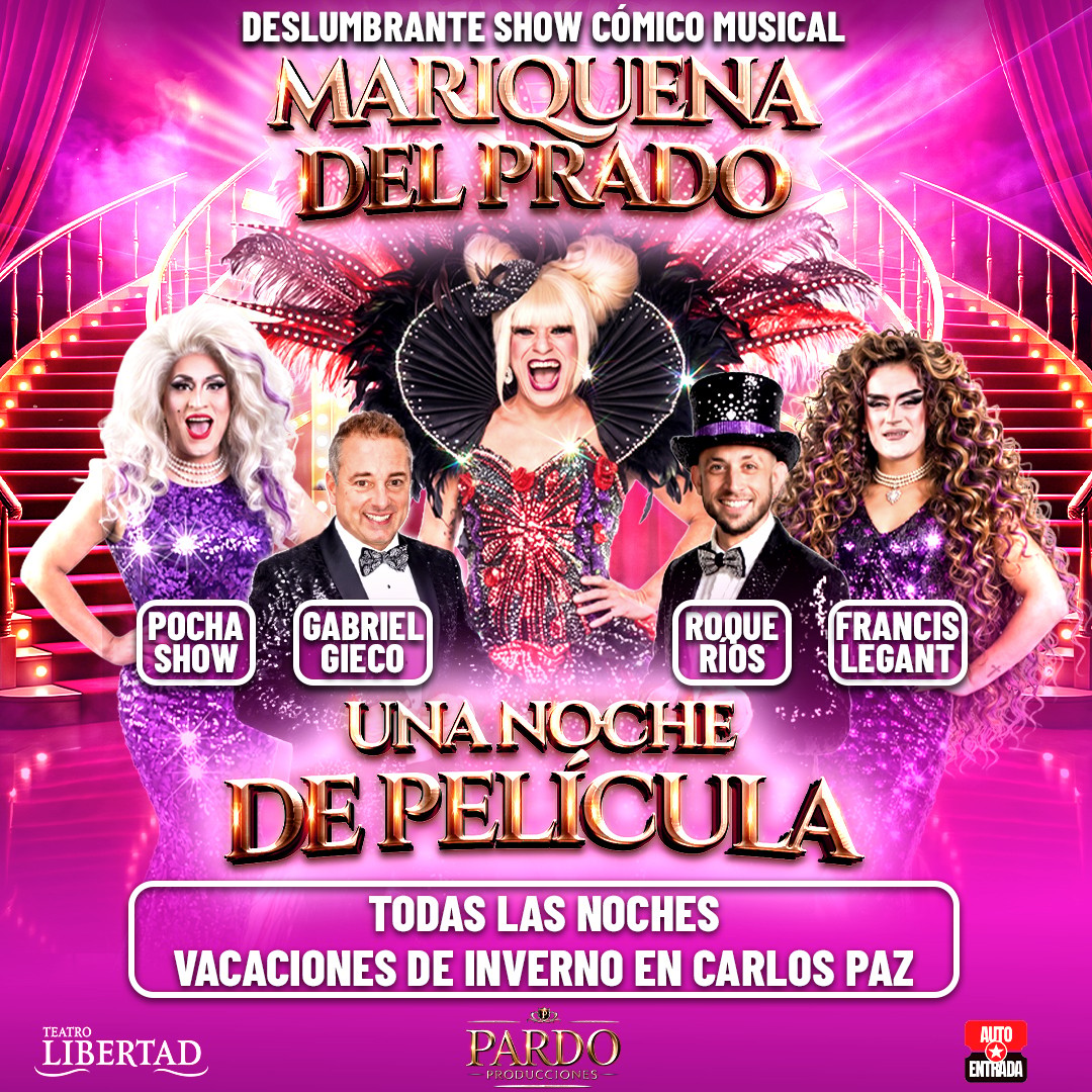 MARIQUENA DEL PRADO – UNA NOCHE DE PELICULA