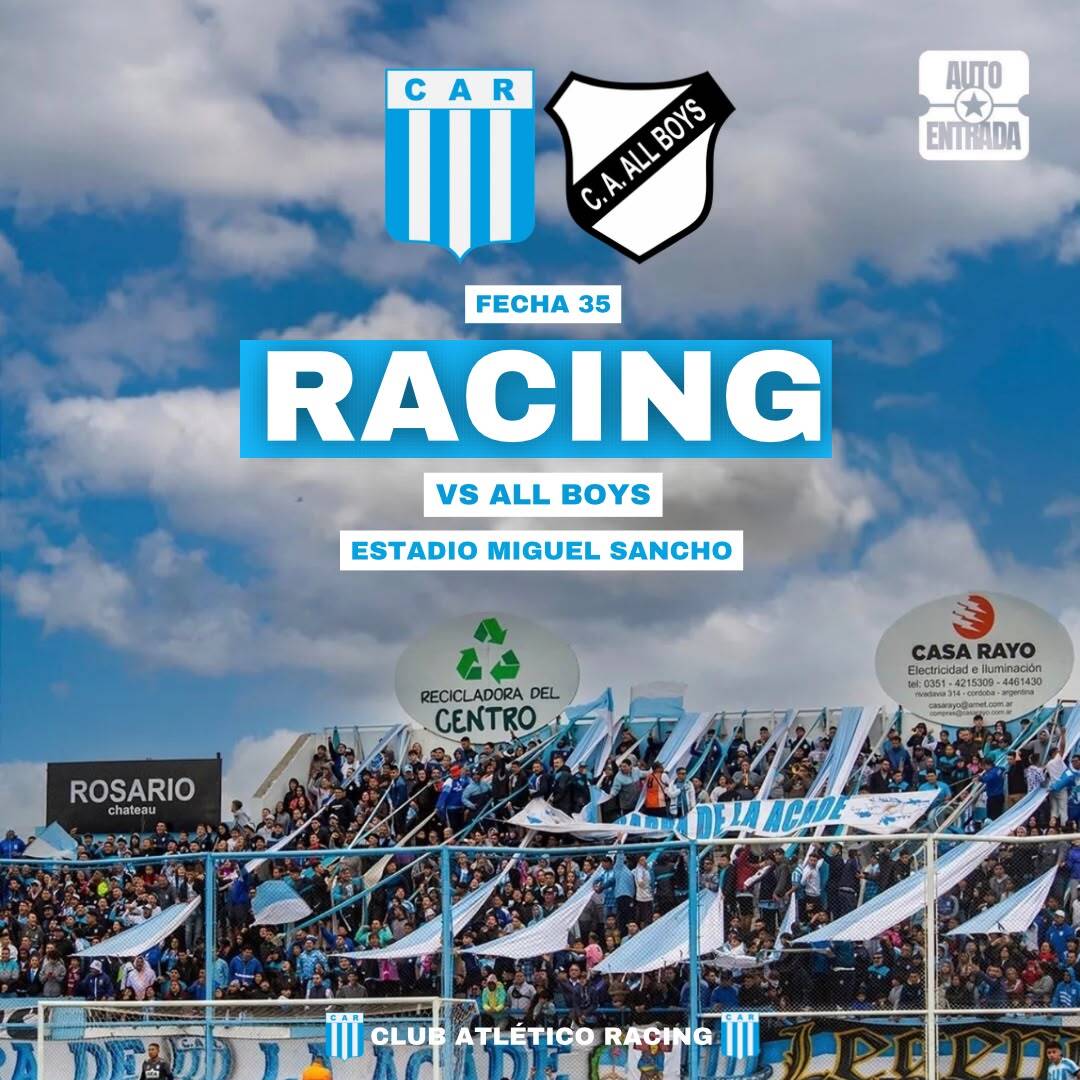 RACING DE CÓRDOBA VS ALL BOYS