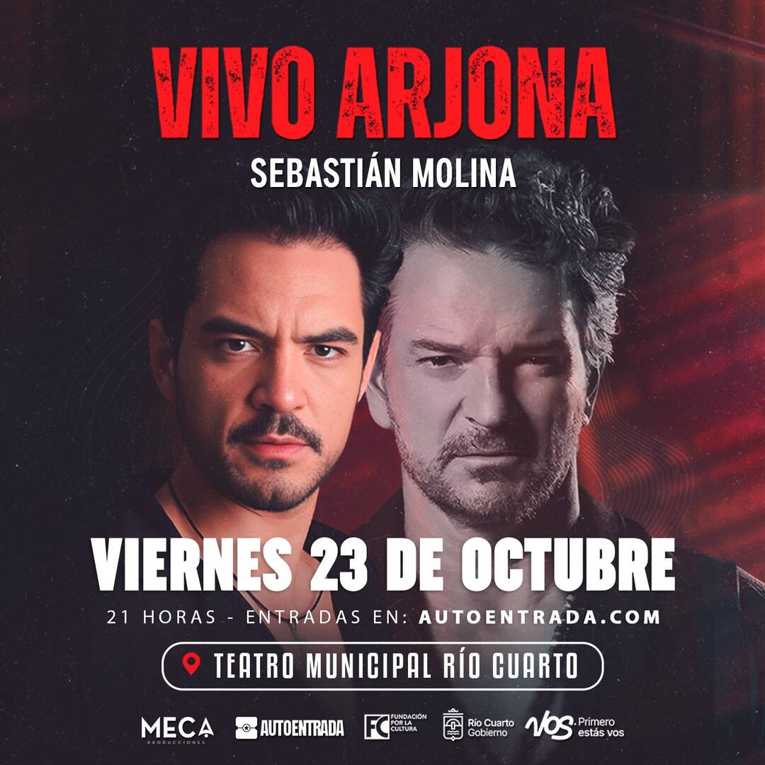 SEBASTIÁN MOLINA PRESENTA VIVO ARJONA
