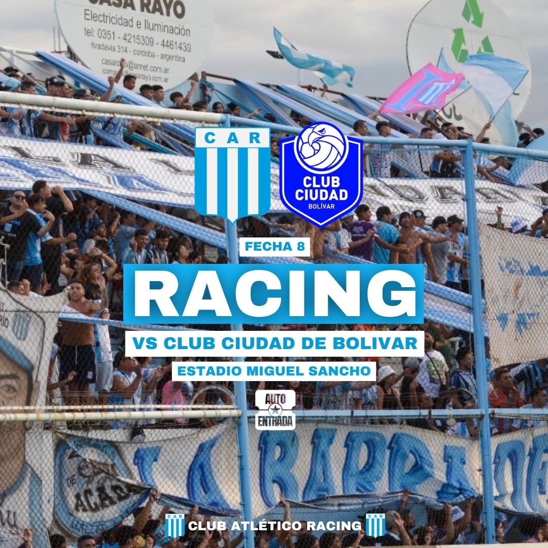 RACING DE CÓRDOBA vs CLUB CIUDAD DE BOLÍVAR