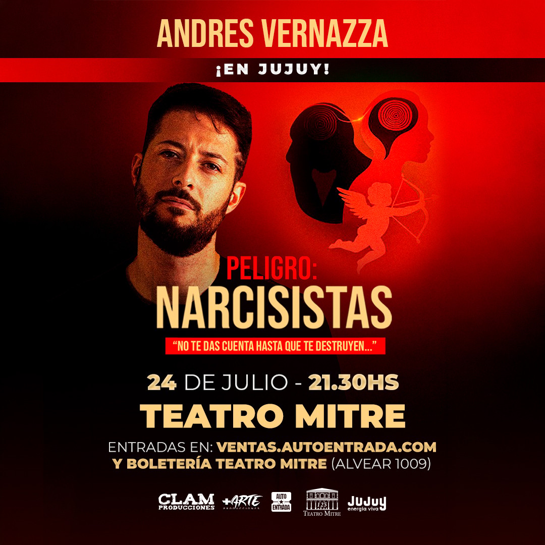 ANDRÉS VERNAZZA - PELIGRO ¡NARCISISTAS!