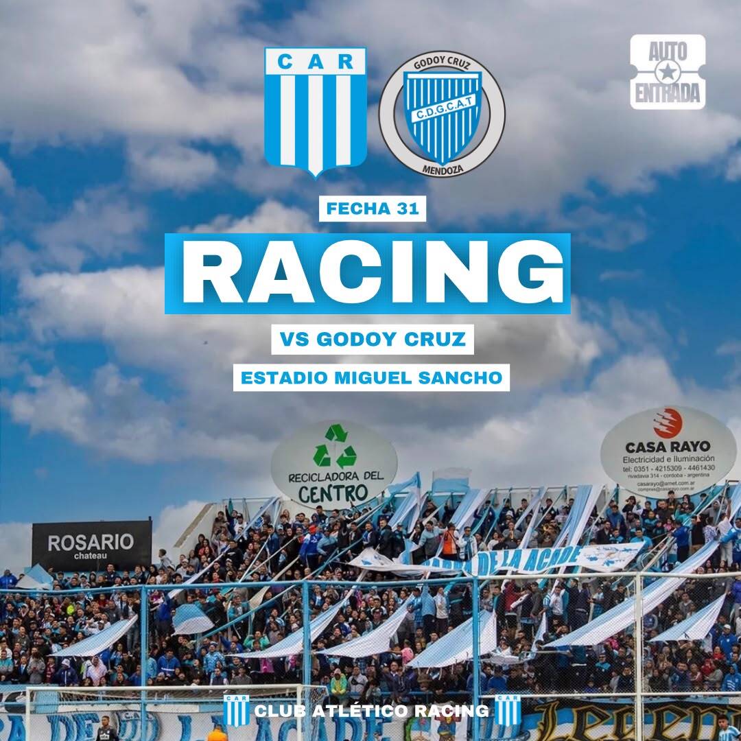 RACING DE CÓRDOBA VS GODOY CRUZ