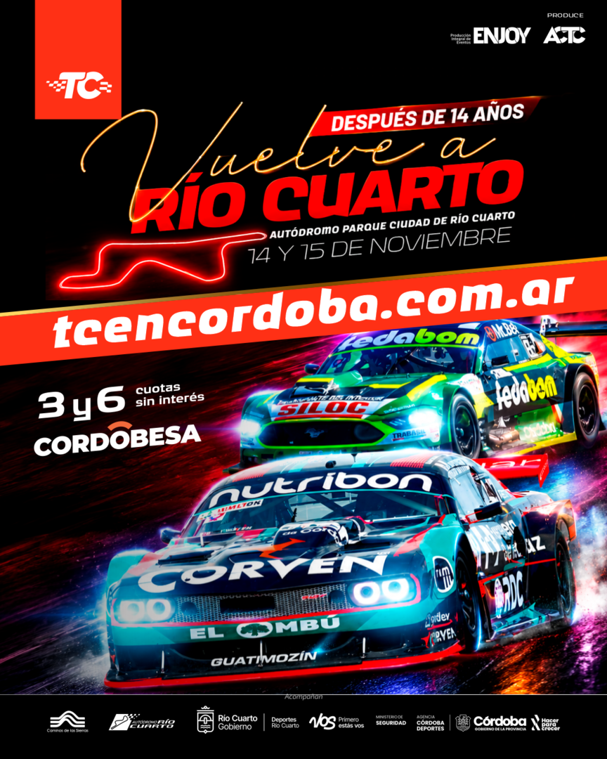 TURISMO CARRETERA - TC - RIO CUARTO 2026 