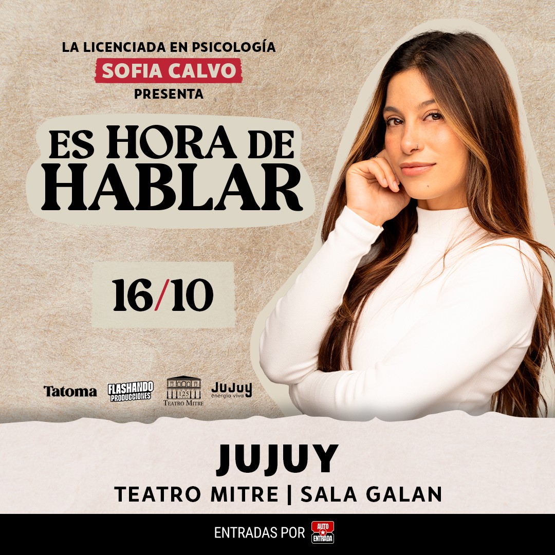 SOFIA CALVO PRESENTA ES HORA DE HABLAR