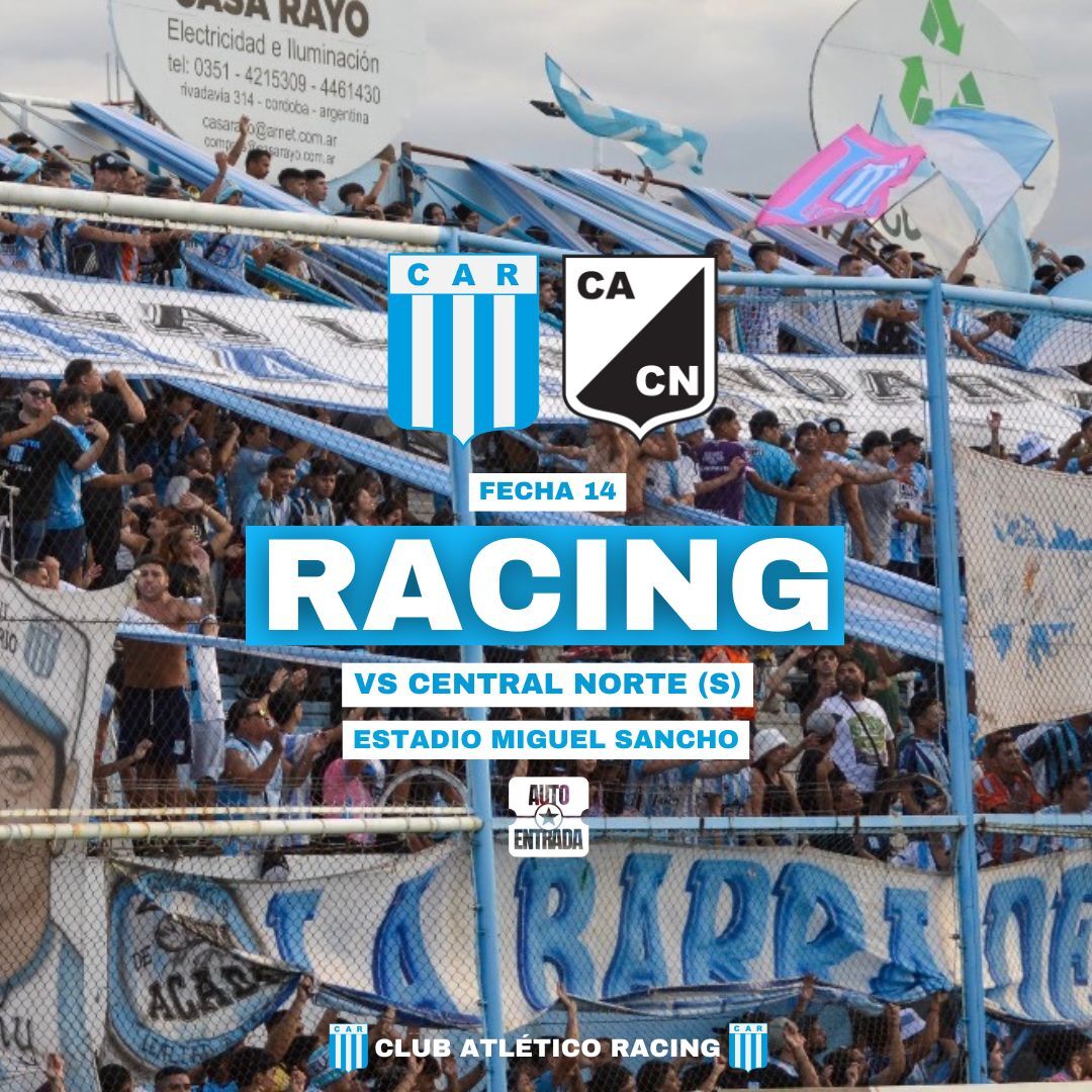 RACING DE CÓRDOBA vs CENTRAL NORTE