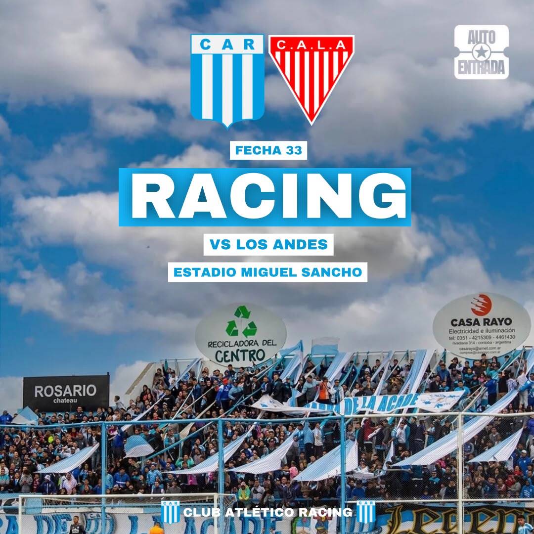 RACING DE CÓRDOBA VS LOS ANDES
