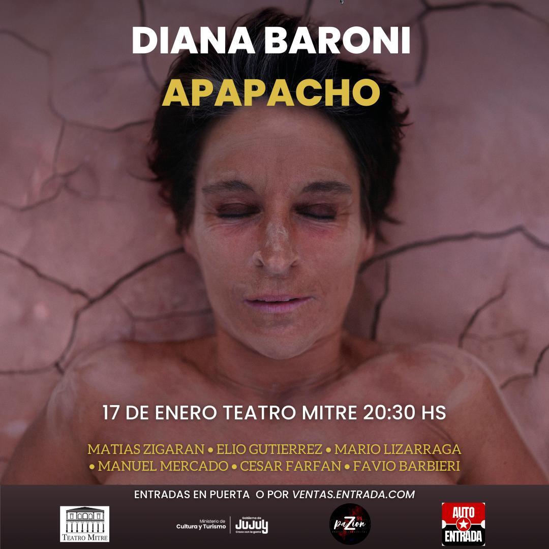 DIANA BARONI, APAPACHO - PRESENTACIÓN DEL ÁLBUM