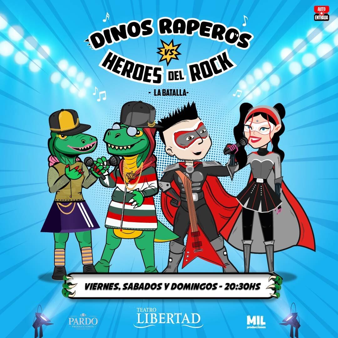 DINOS RAPEROS VS HÉROES DEL ROCK - LA BATALLA