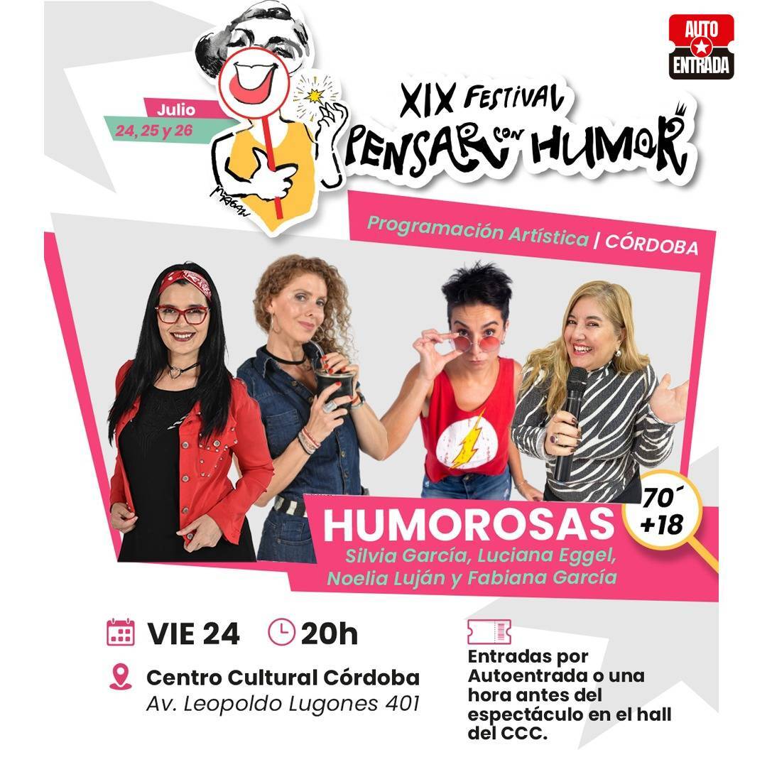 HUMOROSAS - FESTIVAL PENSAR CON HUMOR
