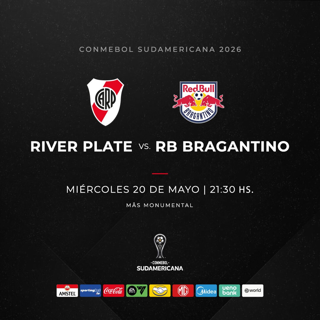 RIVER PLATE vs RB BRAGANTINO - CONMEBOL SUDAMERICANA - FASE DE GRUPOS