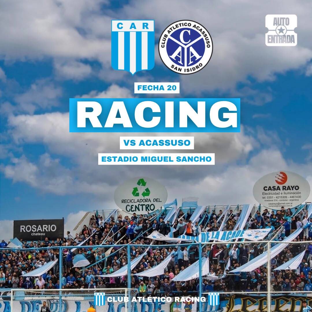 RACING DE CÓRDOBA VS ACASSUSO